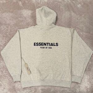 Fear of God Essentials Relaxed Hoodie (FW22) “Light Oatmeal” Men’s XL